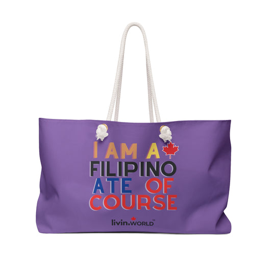 Filipino Ate Canada Weekender Bag